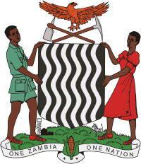 Coat of arms of Zambia.